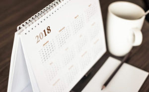 2018 calendrier excel